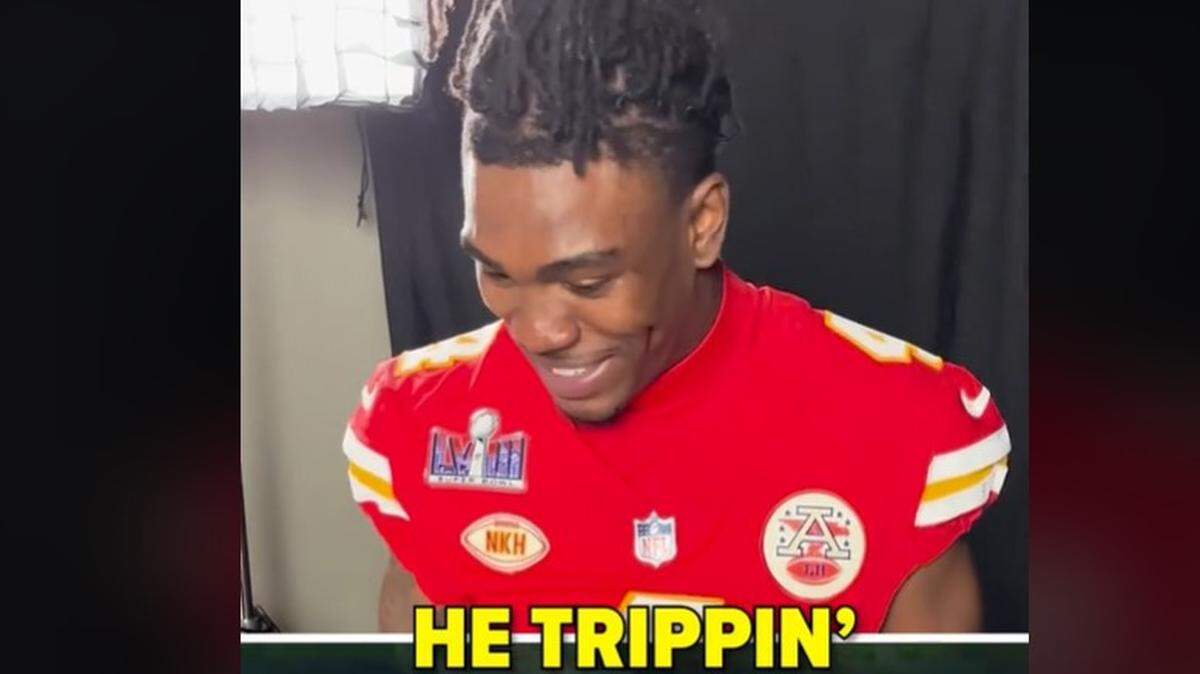 Rashee Rice got a kick out of watching a 13-year-old Andy Reid.