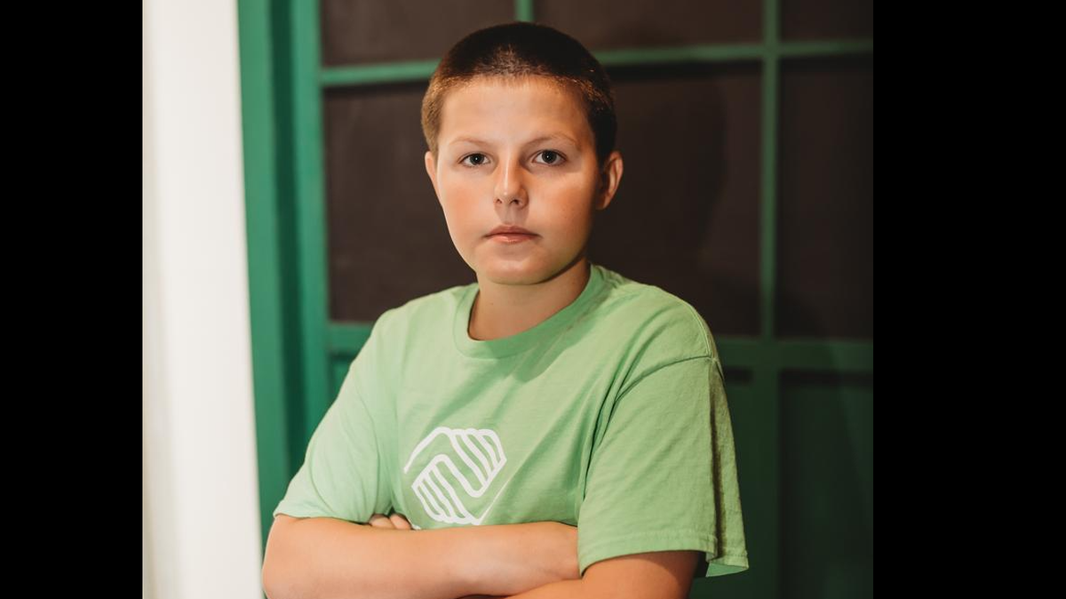 Kaden loves being outside and is a total whiz when it comes to gardening.