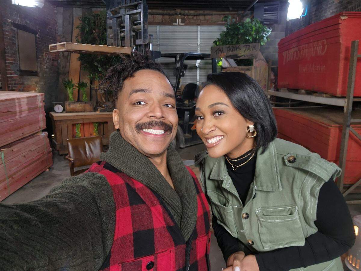 Daniel Edwards and Ebony Edwards at Eastside Lumber.