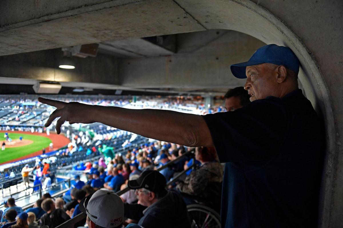 Stamps, who is 6 foot 5, is hard to miss around Kauffman Stadium. “Everybody knows Bob,” said Al “Butch” Caudle, who supervises the ushers on the first-base side, “and Bob knows everybody.”