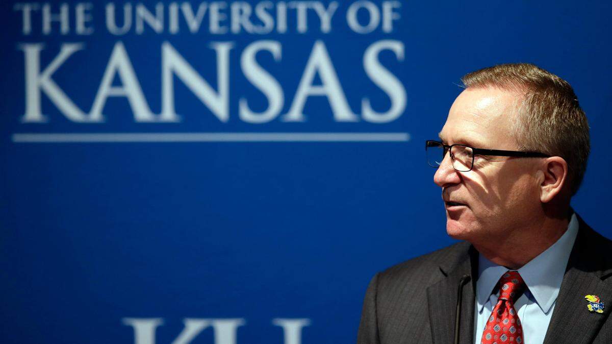 Kansas athletic director Jeff Long