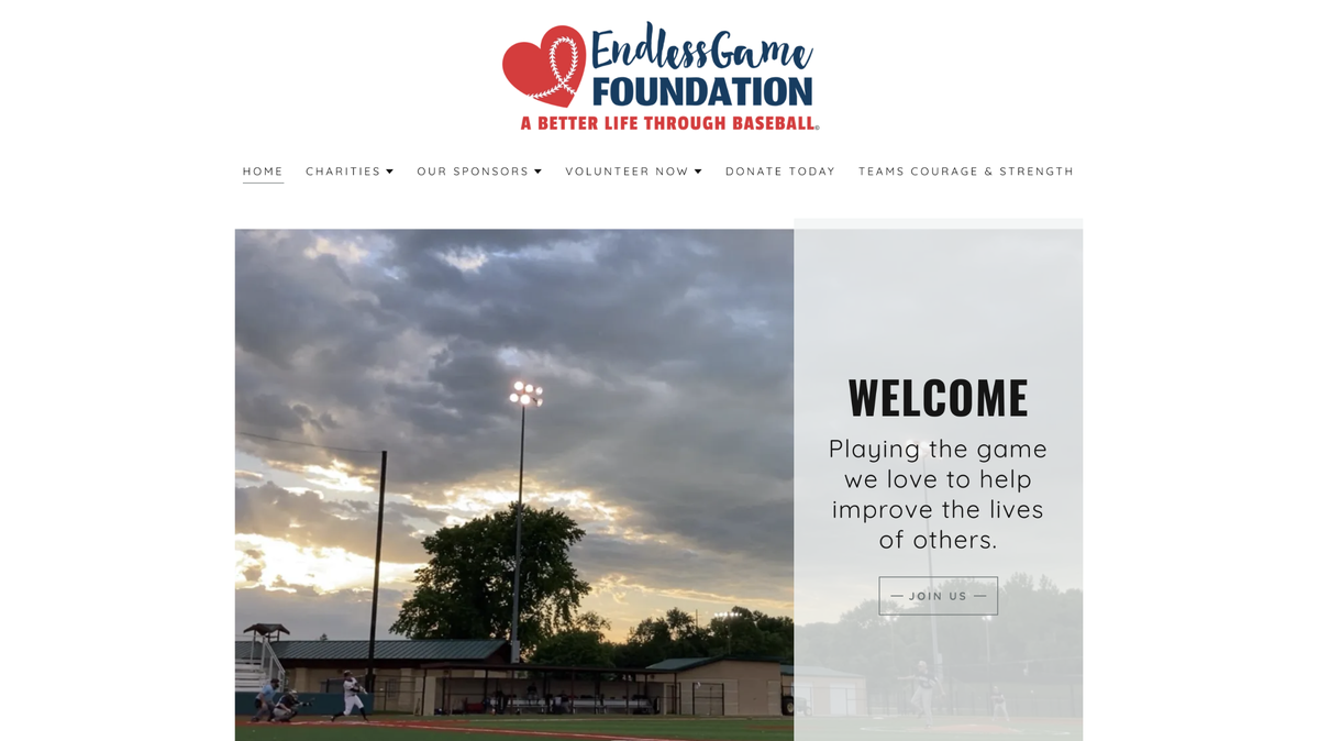 A look at the EndlessGame Foundation website. The foundation is hoping to set a Guinness World Record with a 100-hour continuous baseball game, while raising money for charity.