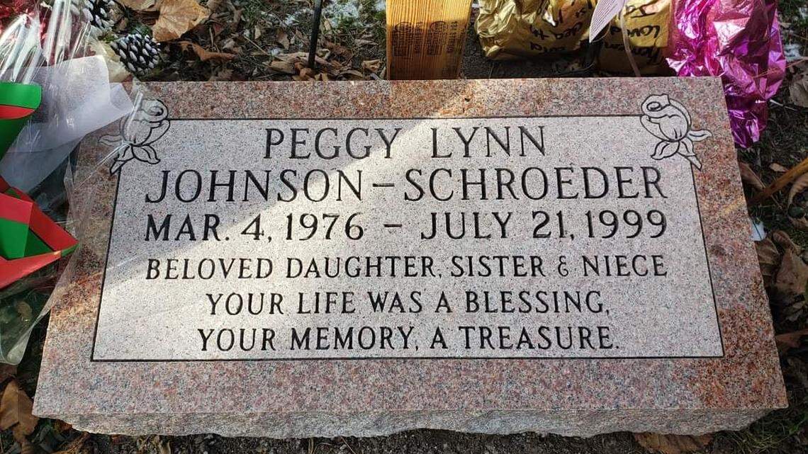 Peggy Lynn Johnson-Schroeder went as “Jane Doe” for 20 years after her body was discovered in 1999, investigators say.