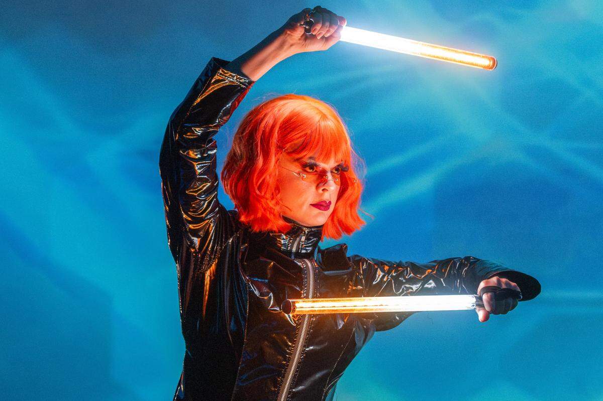 Rebecca Mansueto, manager and lead performer for Quixotic's dance routines at Atlas 9 in Kansas City, on Wednesday, February 25, 2026. Mansueto, was born in Australia and began classical training since she was 11 years old.