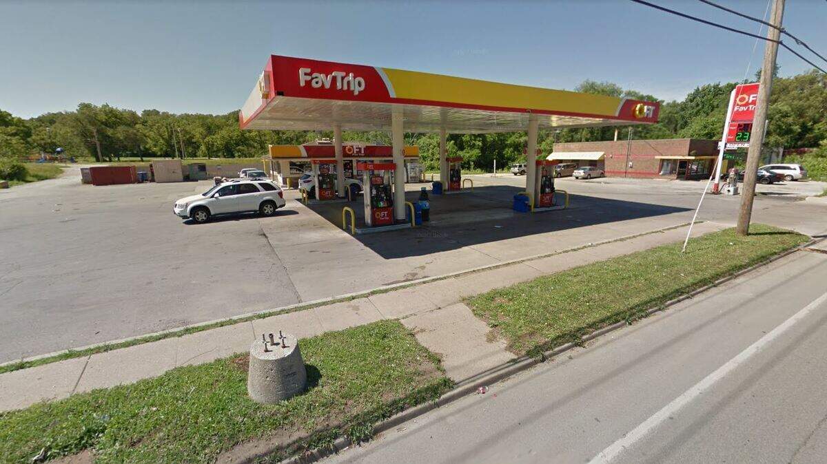 A man was killed in a shooting at an Independence gas station, police said Saturday afternoon.