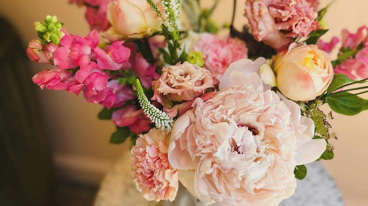 A floral arrangement made by Beco Flowers.