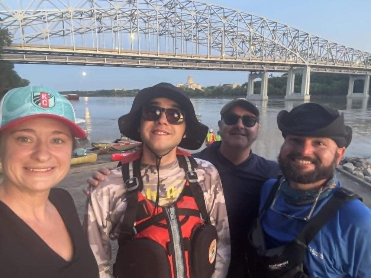 From left to right: Cherie Gallagher, Isaac McBurney, Scott McBurney, Jake McLaughlin.