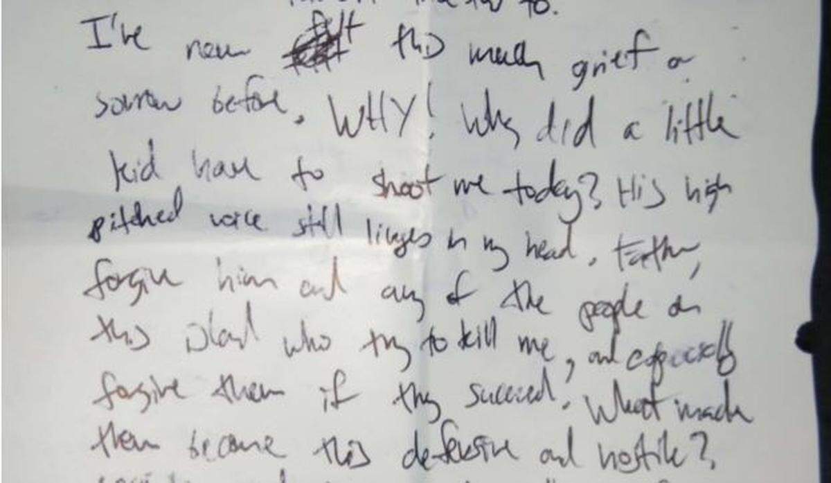 An excerpt of one of John Chau’s final journal entries before his death.