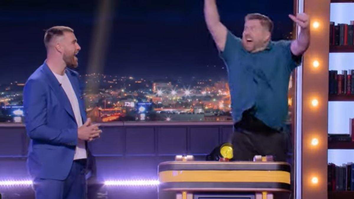 Chiefs’ Travis Kelce in trailer for “Are You Smarter Than A Celebrity?”