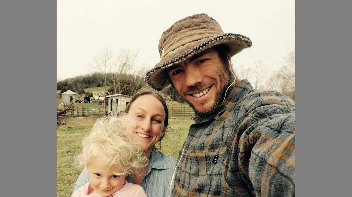 Cliff and Lindsey Bennett (pictured with their daughter Mabel) will be among the vendors on Saturdays at the Lee’s Summit Farmers Market. The Saturday market will open on April 10 at the parking lot of the Abundant Life Church, 304 SW Persels Road. It will include fresh produce, locally raised meats, honey, juices and baked goods.