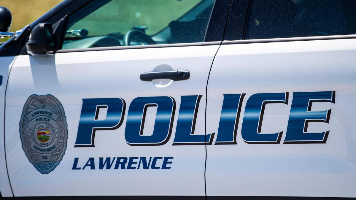 Lawrence Police Department vehicle in Lawrence, Kansas.
