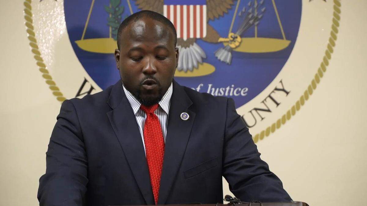 The Wyandotte County District Attorney’s Office on Wednesday, May 26, 2021, ​announced it dismissed two employees for making remarks heard​ on a recording that violated the office’s code of conduct. This file photo show District Attorney Mark Dupree in 2018.