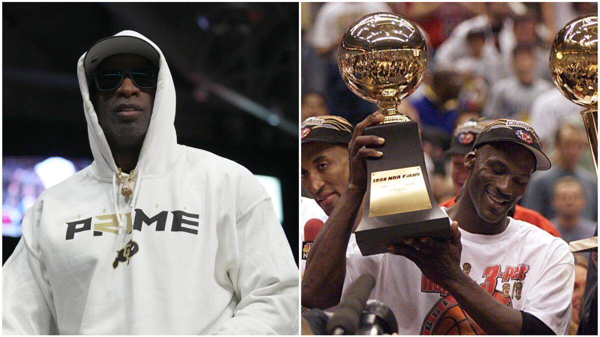 New Colorado coach Deion Sanders and his Buffaloes will be joining the Big 12 Conference starting in 2024. To announce the news, the Big 12 referenced a famous Michael Jordan announcement.