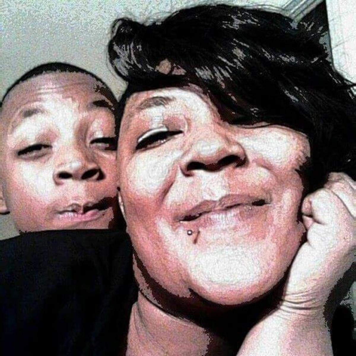 Tyson and his mother, Talisha White