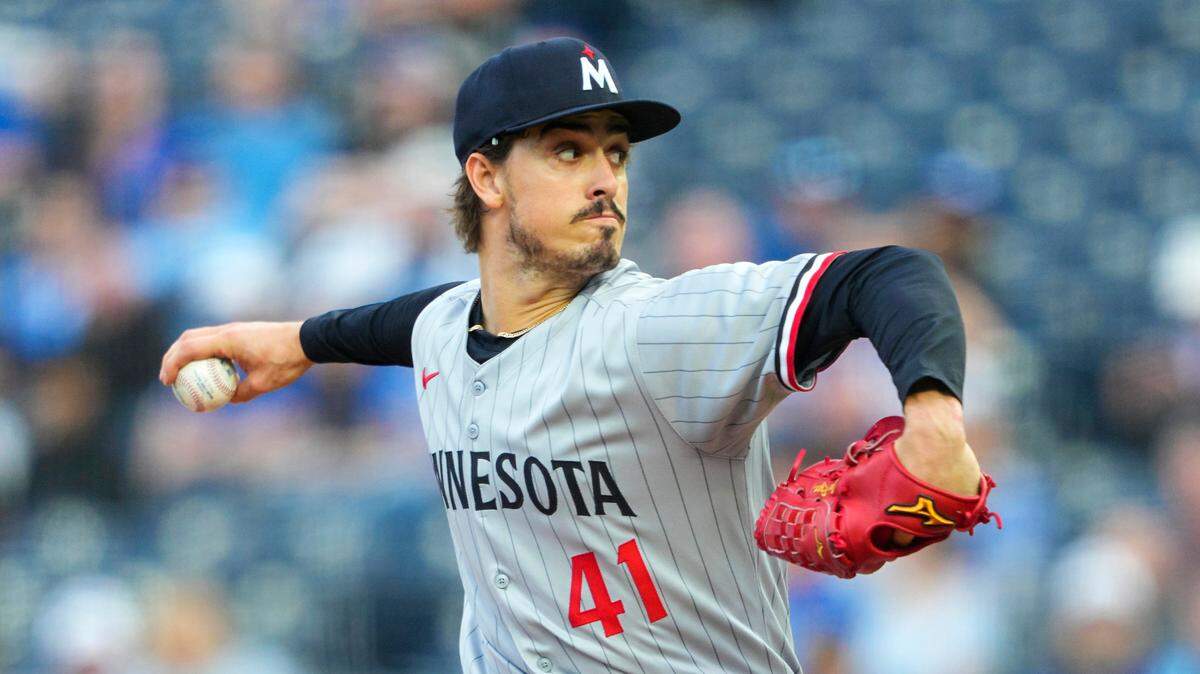Minnesota Twins pitcher Joe Ryan got the start against the Royals for a Wednesday, April 9, 2025 Major League Baseball game at Kauffman Stadium in Kansas City.