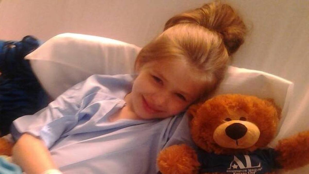 
Camille Clark, 10, of Liberty, listens to Rachel Platten’s “Fight Song” every day. Clark was diagnosed with stage 4 kidney cancer and recently received a 15-second video from the singer. 
