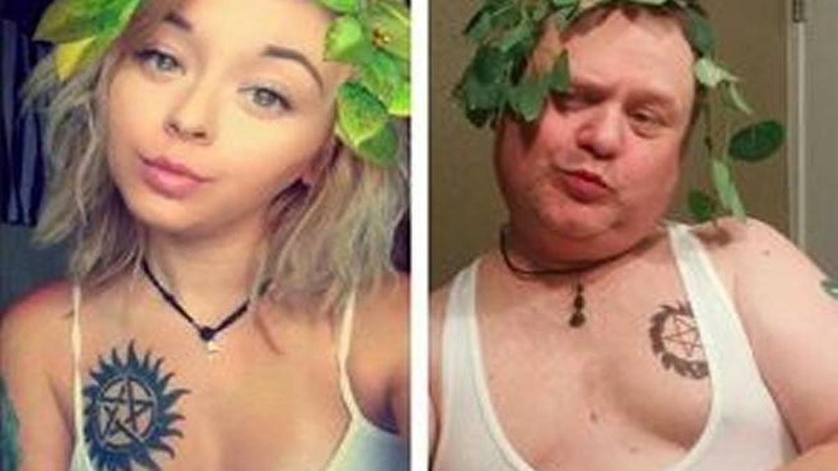 Chris Martin has been recreating his daughter’s sexy social media poses and posting them online.
