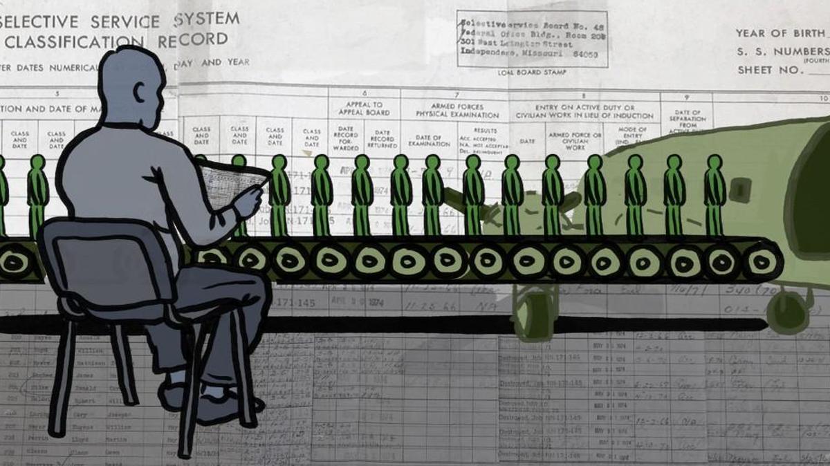 As part of his research for this story, Mike McGraw requested a Vietnam-era Selective Service ledger from the National Archives in St. Louis.