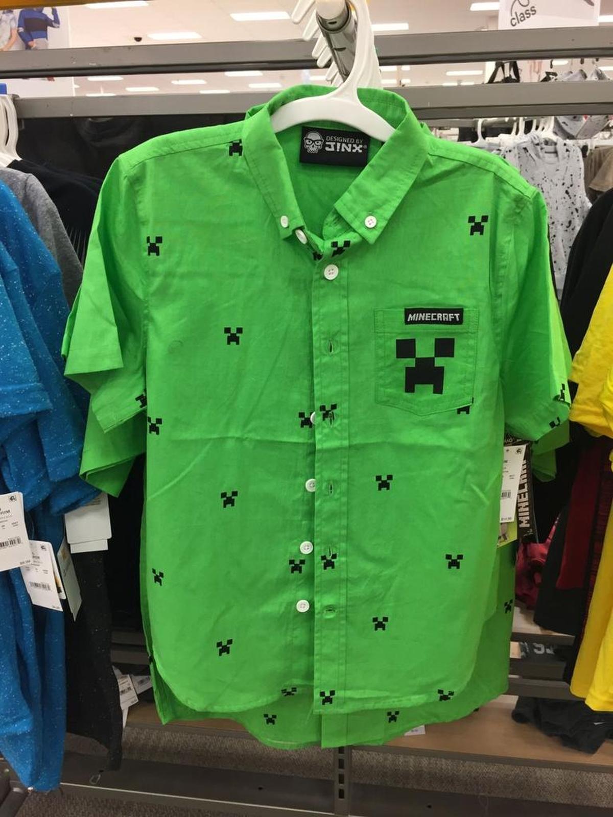 For the Minecraft-obsessed, this button-down provides a little more polish than the typical graphic tee (Designed by Jinx, $14.99). If your child is more into Star Wars or dinosaurs, don’t worry, there are snazzy options for them, too.