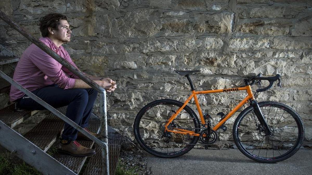 
Richard Pool of Olathe had to drop out of the gravel grinder 200-mile Dirty Kanza race last year after running into some problems. He is one of 1,500 cyclists who will set out from Emporia on May 30 this year for the race.
