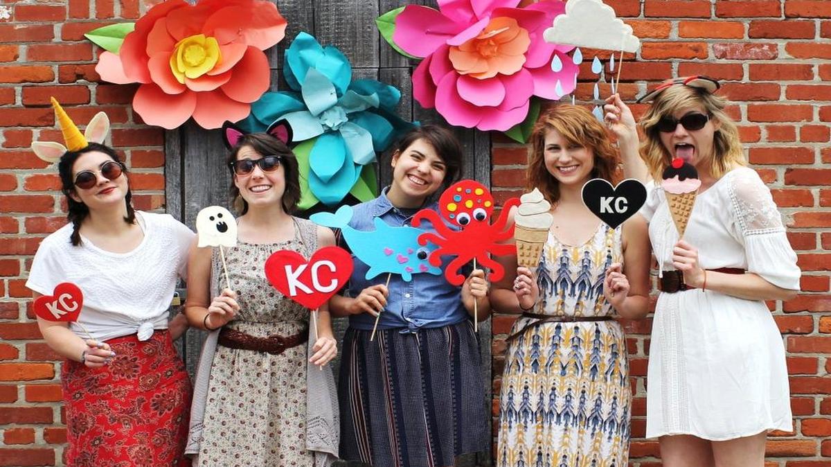 The Strawberry Swing Indie Craft Fair always includes a photo booth. This year, expect shuttlecocks.