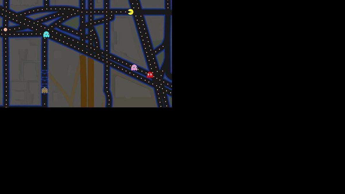 
Google released a feature Tuesday that turns any map into a game of Pac-man. 
