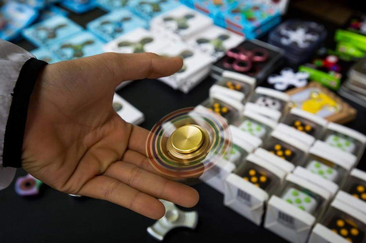 Fidget spinners can become addictive.