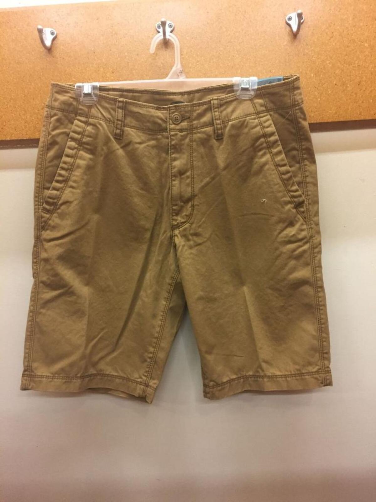 Flat-front shorts