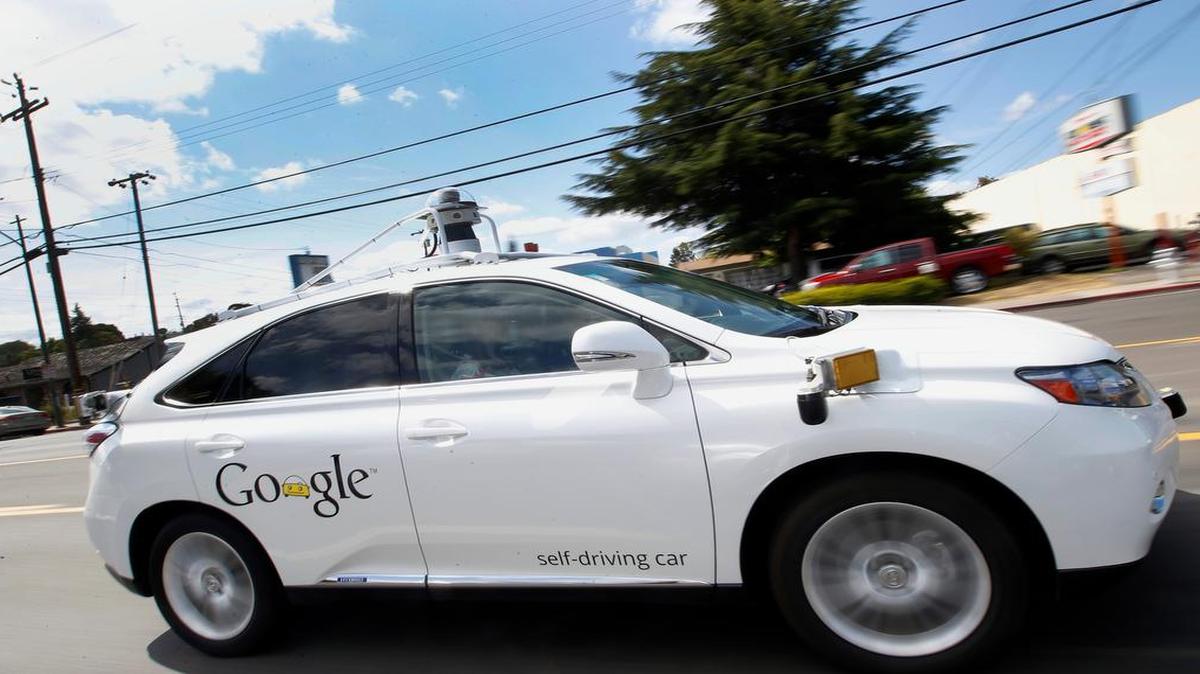 
Google’s self-driving Lexus cars have been tooling around Mountain View, Calif. Google’s program already has logged nearly 2 million driverless miles.
