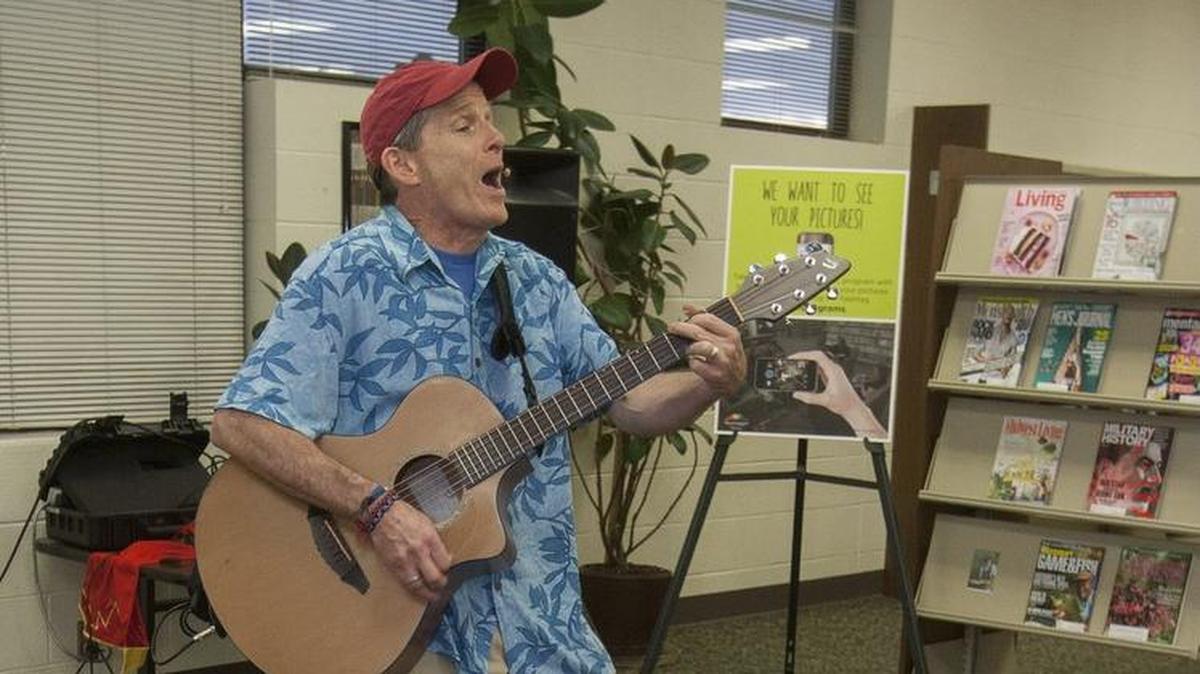 Jim Cosgrove, better known to the toddler crowd as Mr. Stinky Feet, will take the stage for the final Legacy Park Amphitheater concert.