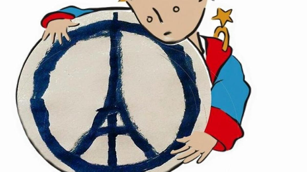 The official Facebook page of the children’s book “The Little Prince” created this tribute to Paris over the weekend.