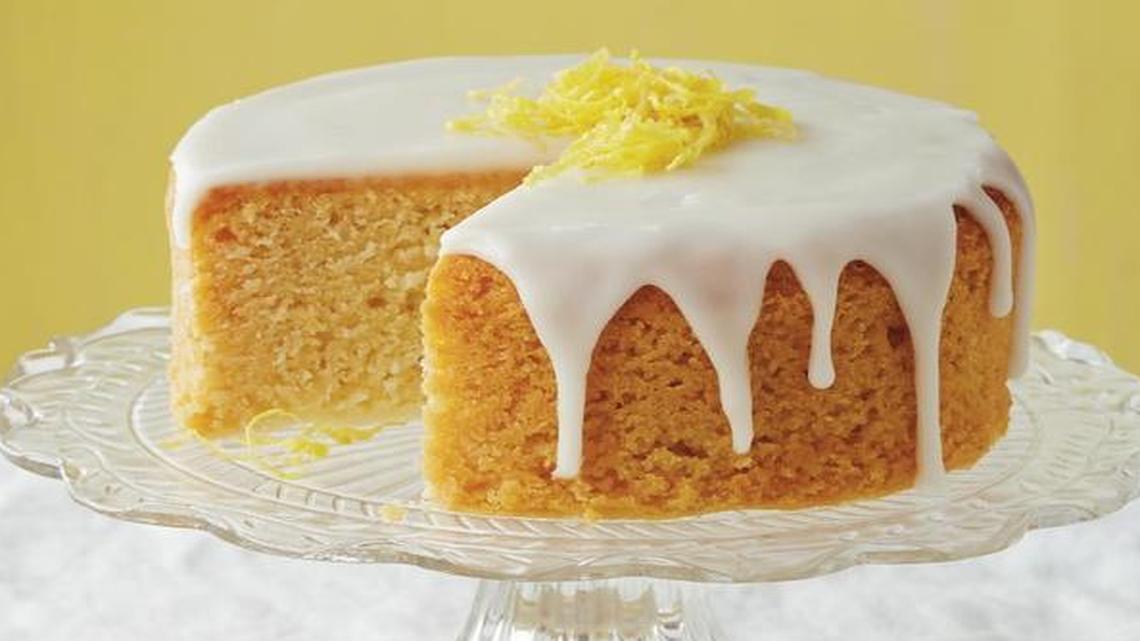 French Lemon Cake with Lemon Glaze