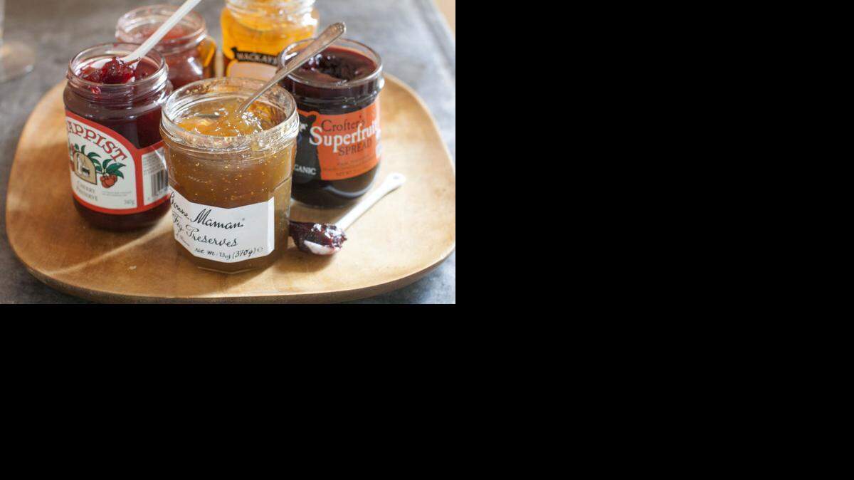 
Jams and jellies are good for adding oomph to dishes, including sweet-and-sour chicken (apricot jam), barbecue pork ribs (seedless raspberry), beef marinades (orange marmalade), ham glazes (blackberry or cherry), sweet and savory dips for vegetables and crackers (red pepper jelly) and even sandwich spreads.
