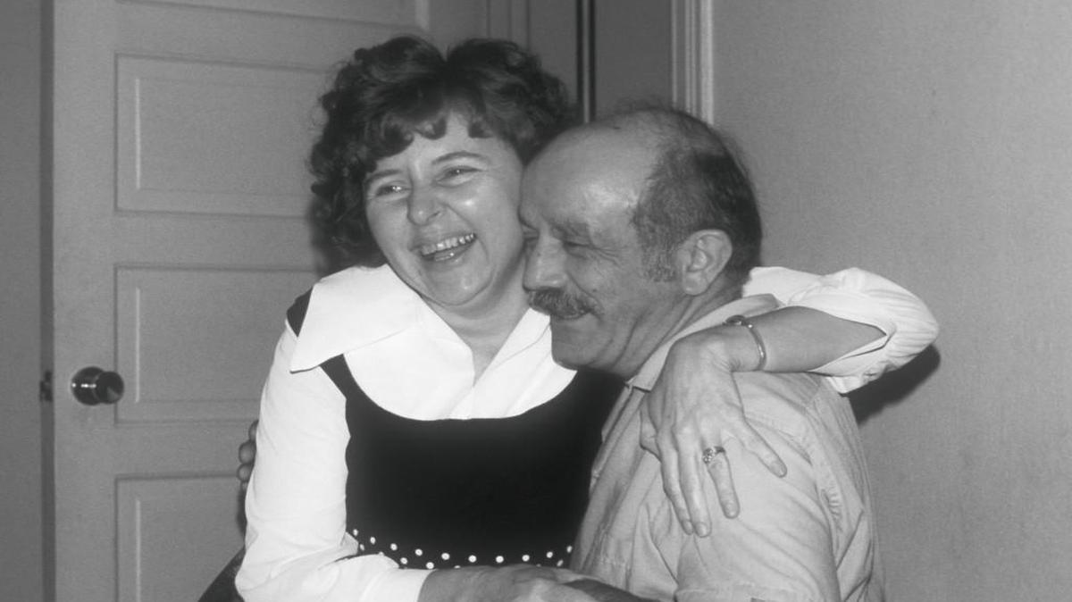 Aunt Eileen Suzio, here with Uncle Frank Suzio, may be gone this New Year’s from Doug Frost’s family, but in keeping with her laughing spirit the funeral will be a celebration as they raise a glass to family and a new year.