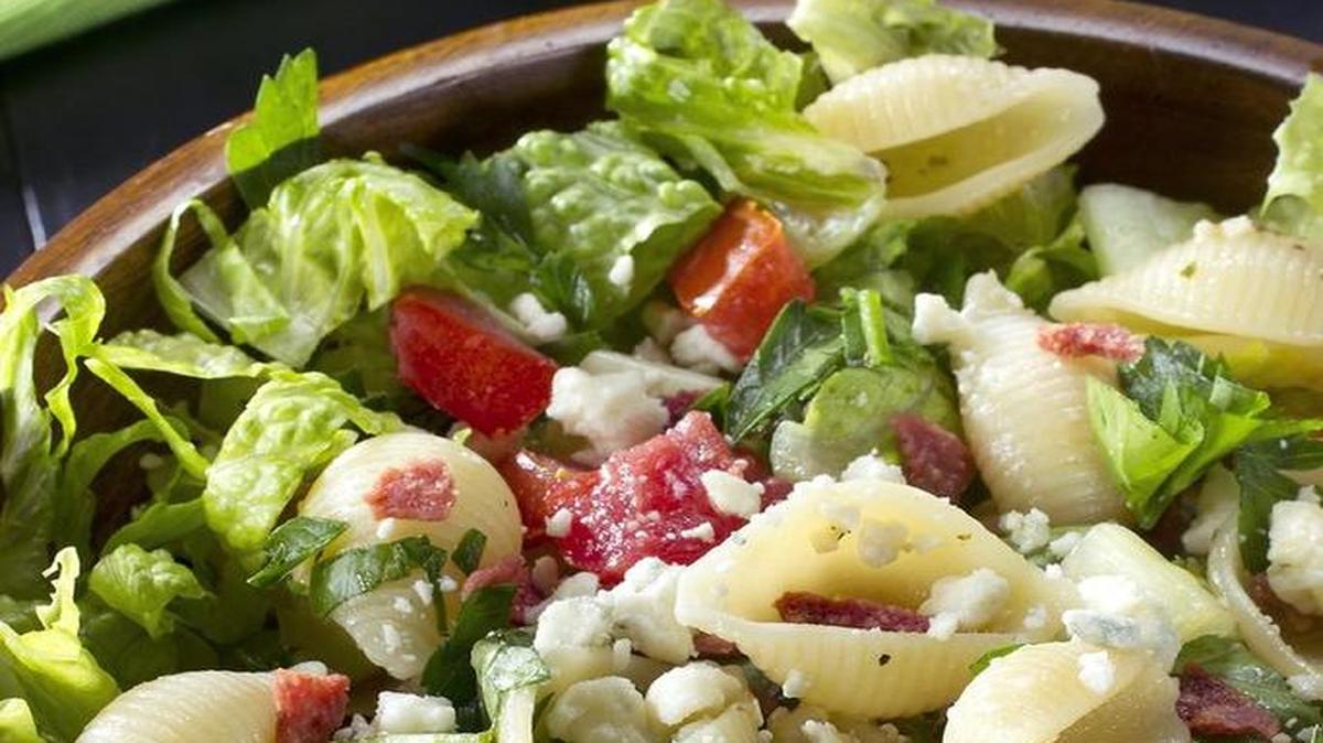 Italian Chopped Salad With Pasta