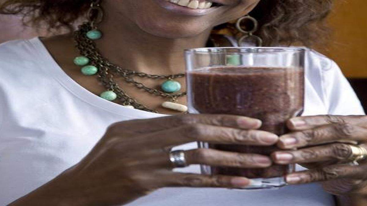 
Eleanor Lisbon’s Morning Boost Juice smoothie is packed with nutrition.


