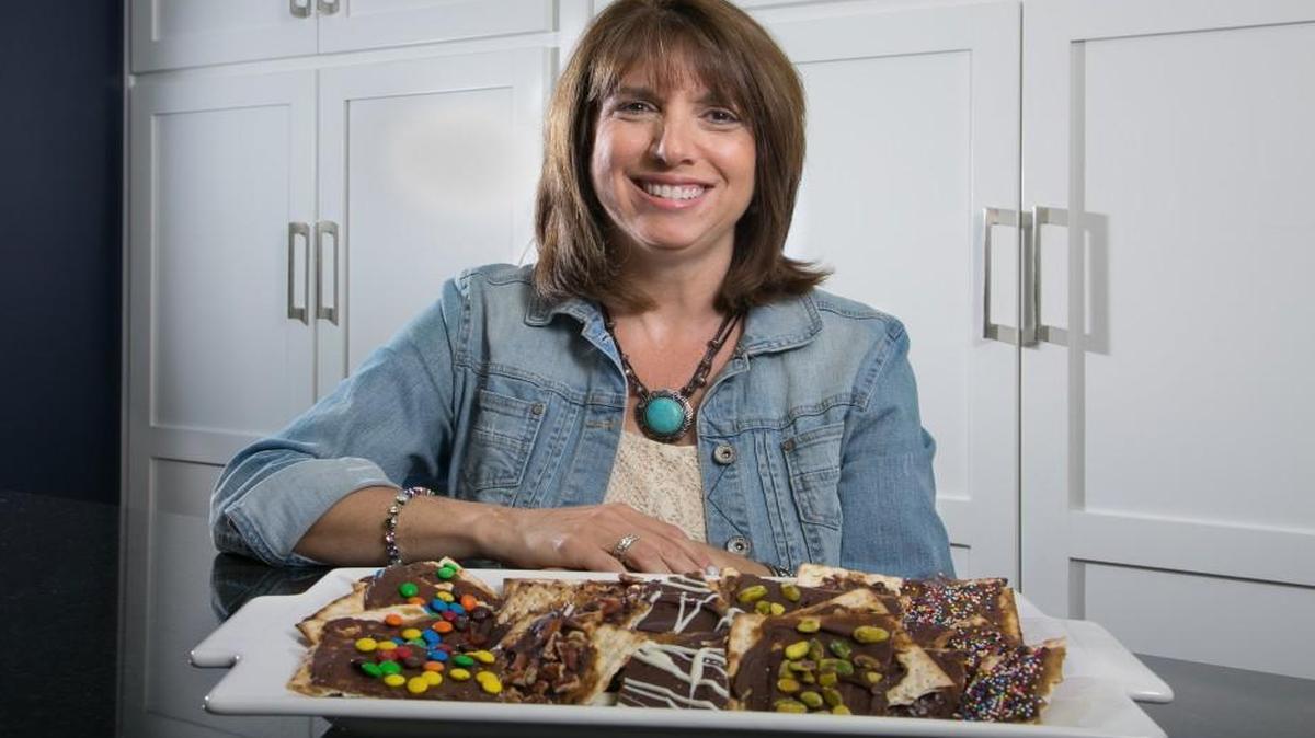 Sheryl Kaplan’s Chocolate Toffee Matzo is a cherished family tradition at Passover.