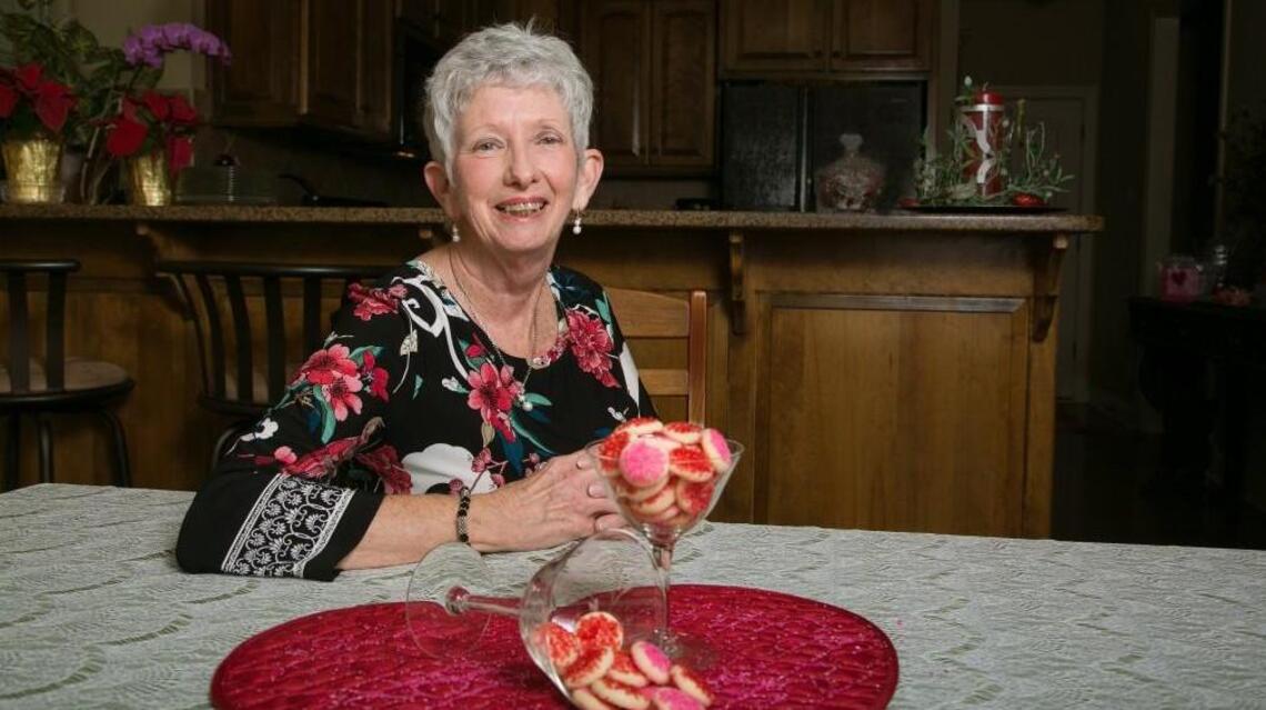 3 simple ingredients create a Valentine cookie to love