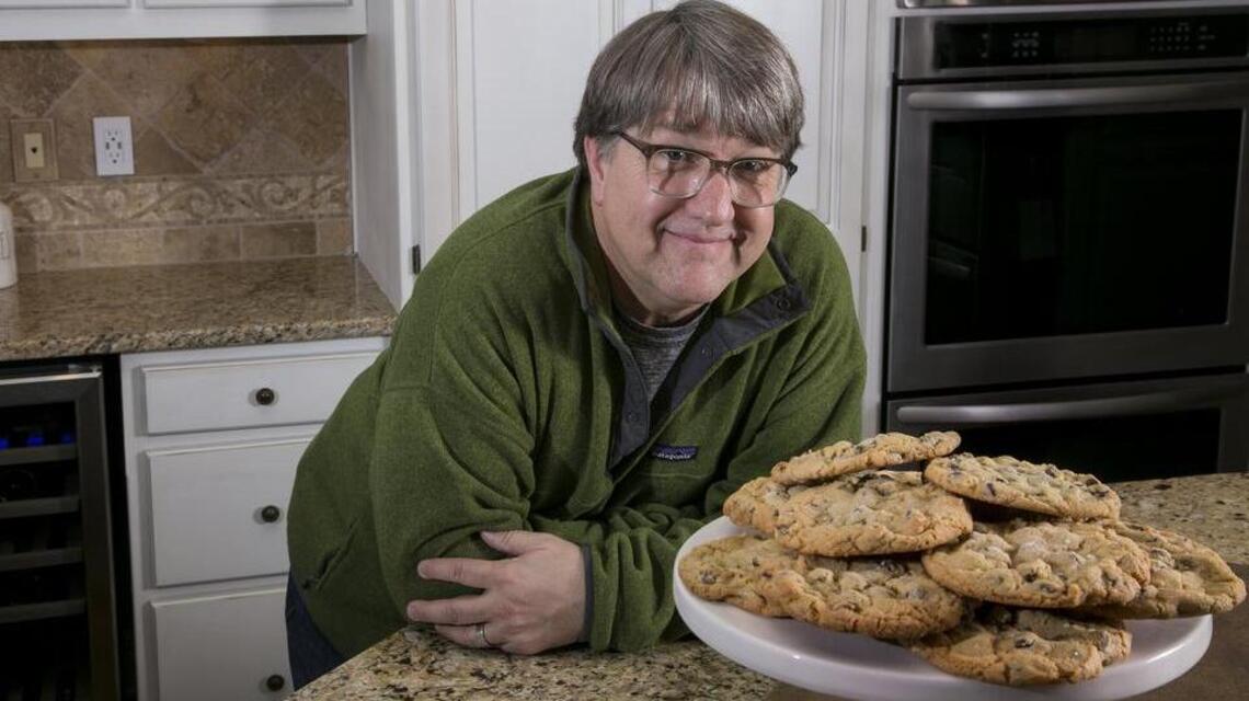 These ‘Spectacular Chocolate Chip Cookies’ are made with an unusual mix of flours