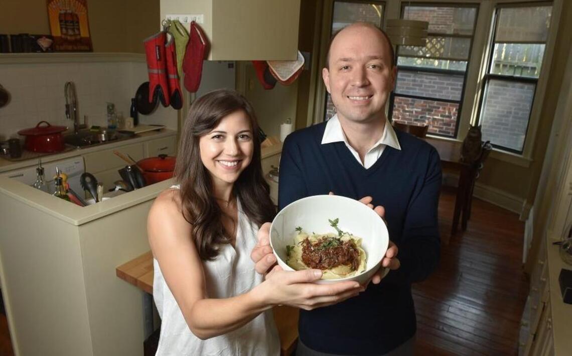 Kansas City Symphony musicians Joe and Jessica Petrasek find harmony in the kitchen