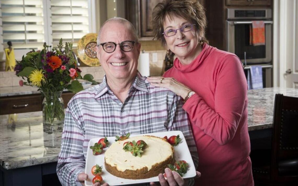 Michael and Barbara King create a cheesecake worth fighting for