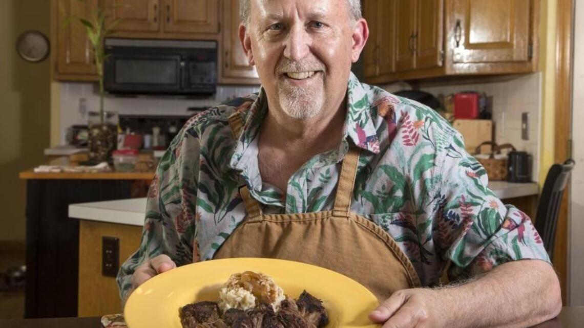 Flavorful roast beef highlights this dad’s skill with the grill