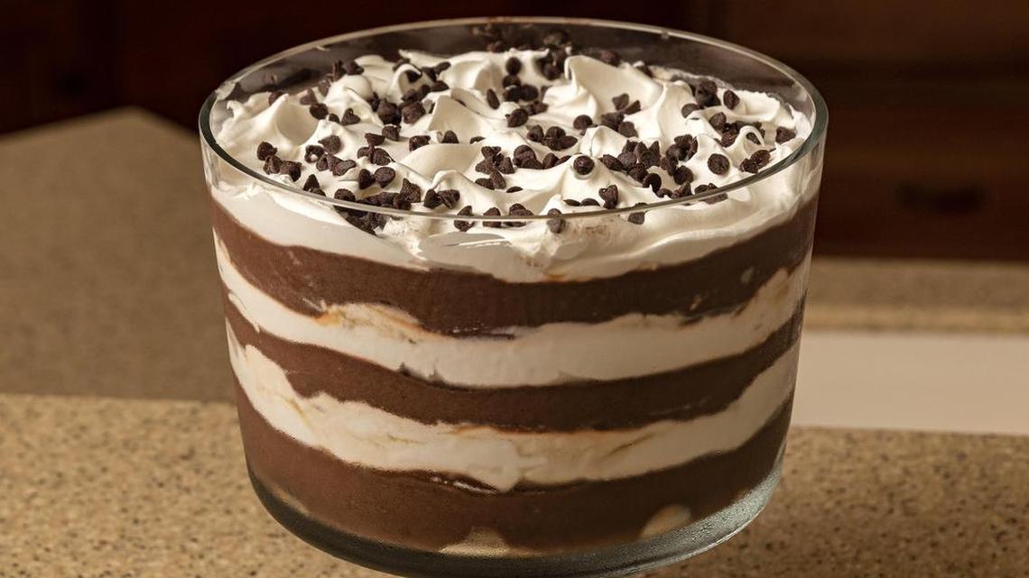 Mary Ann Potter’s tiramisu trifle needs to be chilled for at least 6 hours.