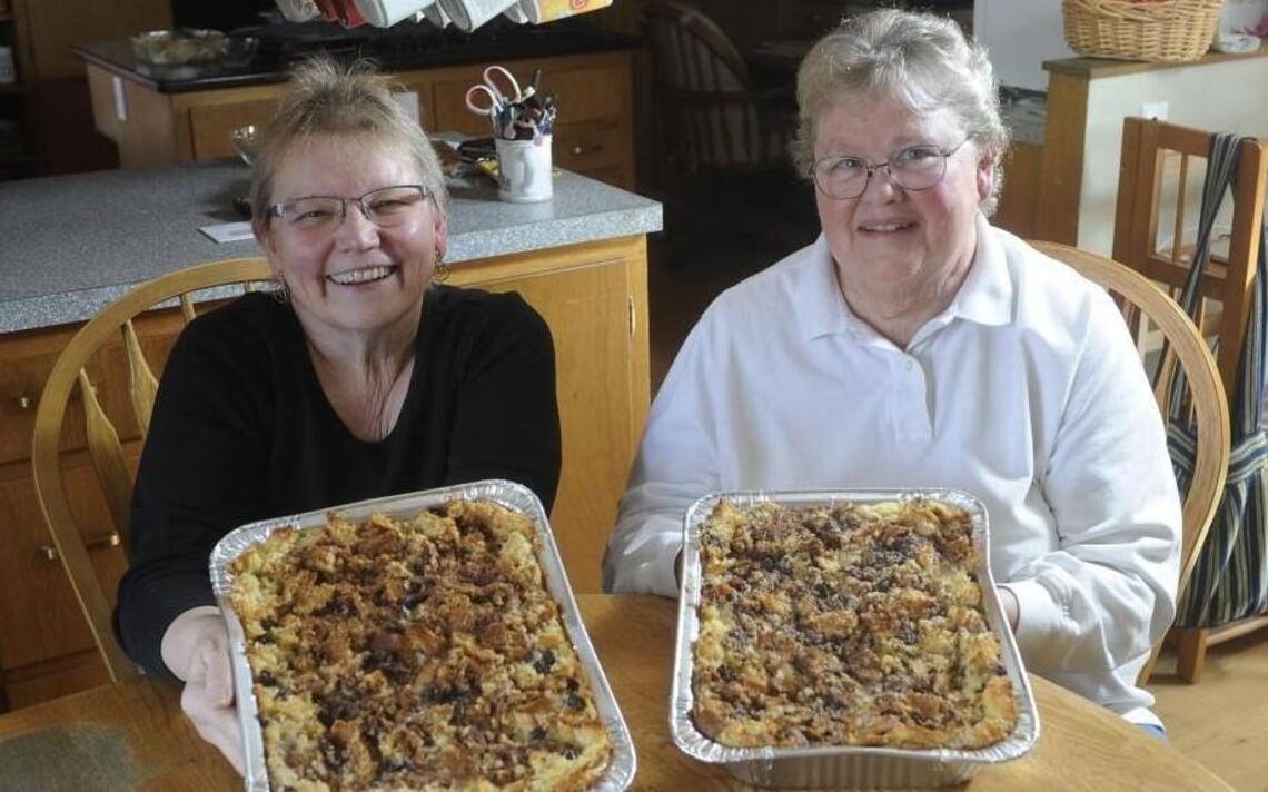 Lawrence couple feed the hungry with comforting batches of bread pudding
