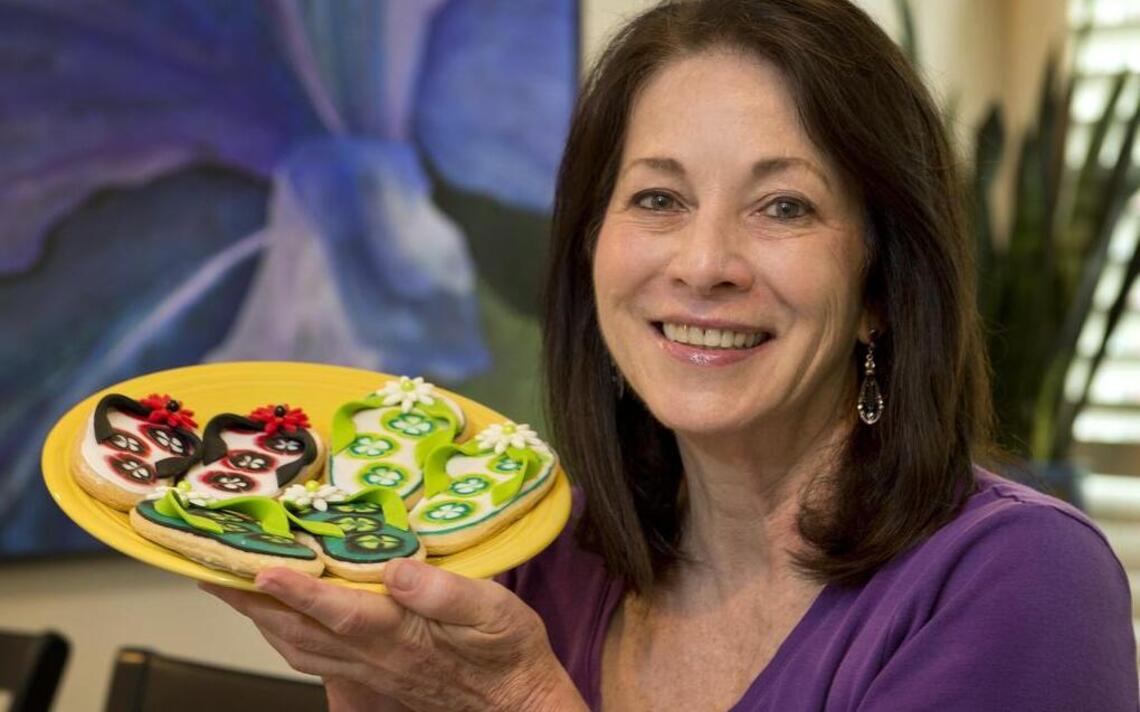 Cool cutout cookies give Jane Haynes a happy, artistic outlet
