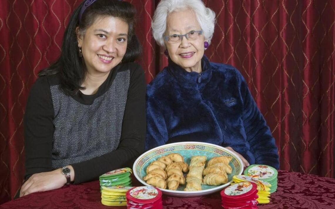 Family starts Chinese New Year off right with Malaysian Curry Puffs