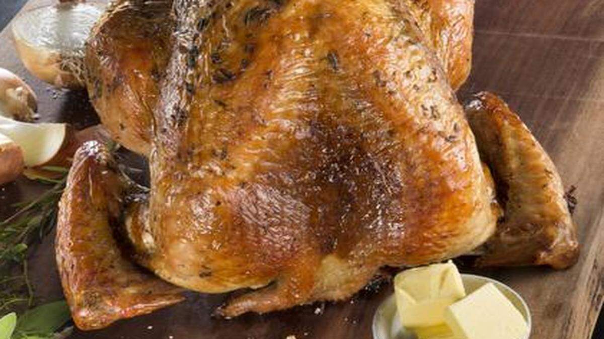 
Caramelized Onion Brined Turkey from Alex Pope of Local Pig. 
