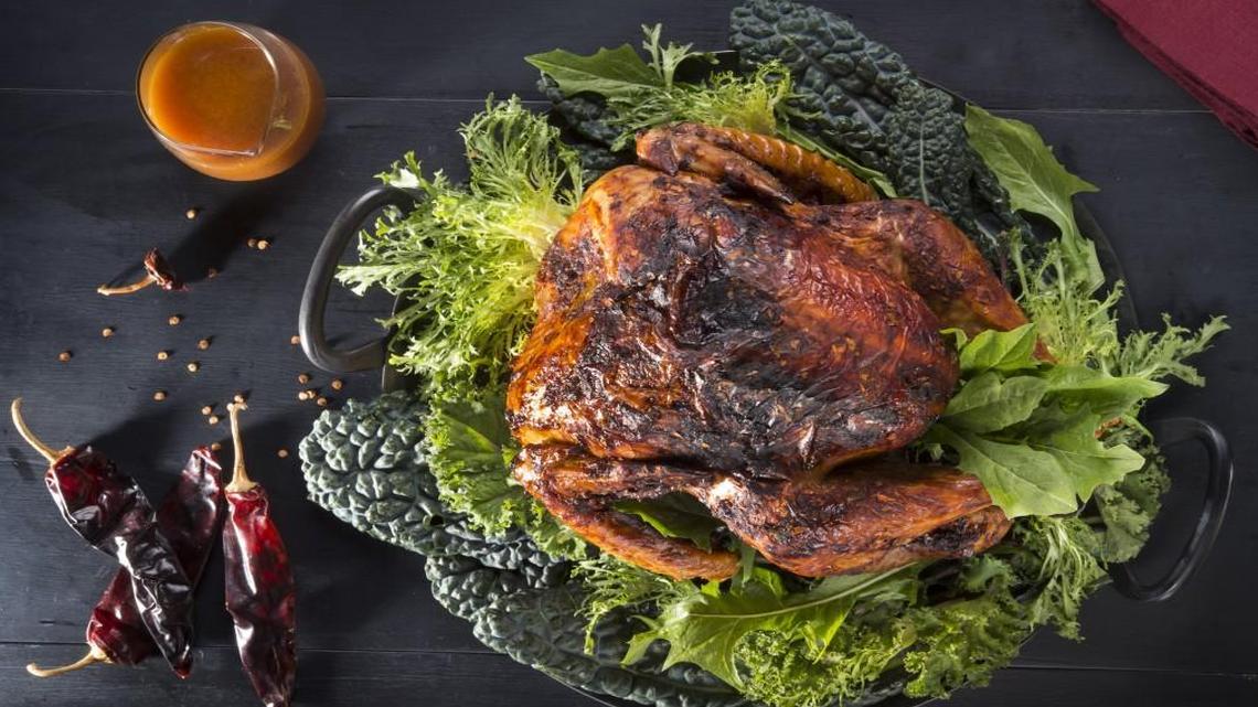 Carlos Falcon’s Guajillo-Rubbed Turkey