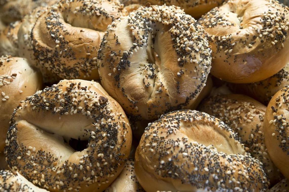 Meshuggah Bagels offers various cream cheese “schmears.”