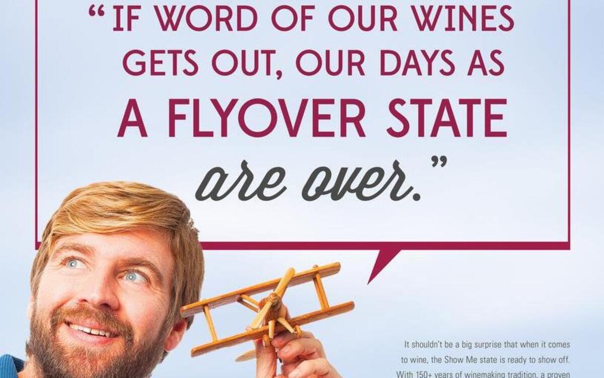 
 With tongue in cheek, missouriwine.org is taking Missouri’s flyover status in Saul Steinbergian stride.
